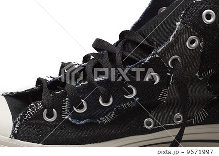 Closeup shot of training shoes Closeup shot of training shoes 9671997