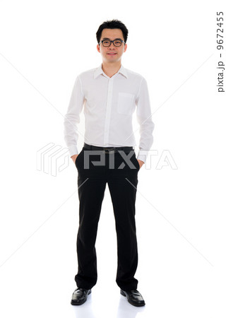 Young Asian business man isolated on white background. Young Asian business man isolated on white background. 9672455
