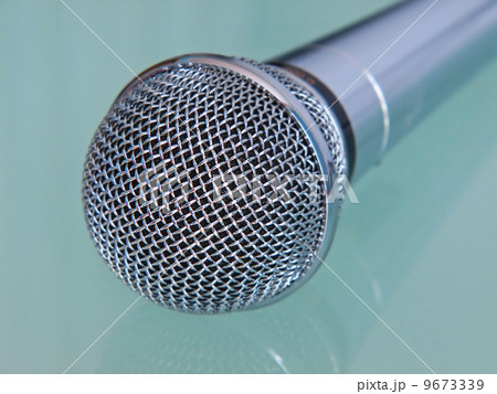 Metallic microphone. Metallic microphone. 9673339