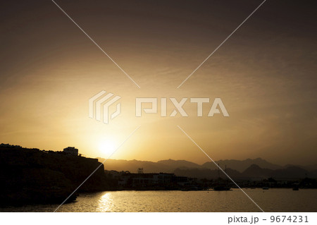 Sunset On The Coast Of Egypt Near Sharm Sunset On The Coast Of Egypt Near Sharm 9674231