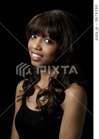 Young Nigerian Woman Low Key Photo 9674293