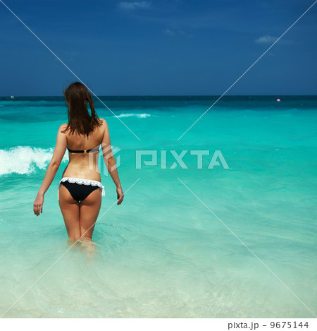 Woman at beach Woman at beach 9675144
