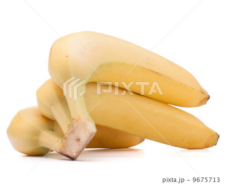 Bananas bunch isolated on white background cutout 9675713