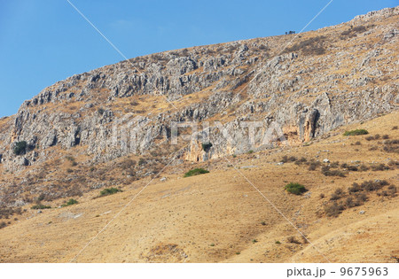 Shore of lake Kinneret in the morning 9675963