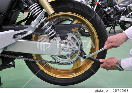 バイクの整備 9676563