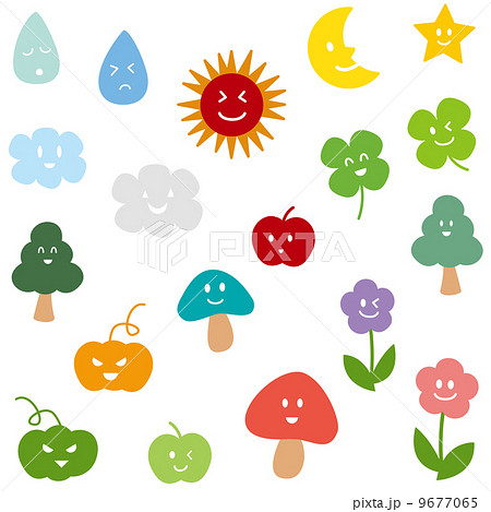 自然のキャラクター　複数 9677065