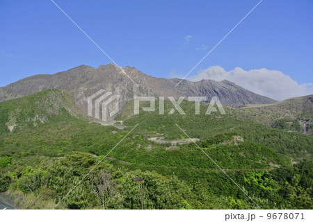鹿児島県 桜島 湯之平展望所 鹿児島県 桜島 湯之平展望所 9678071