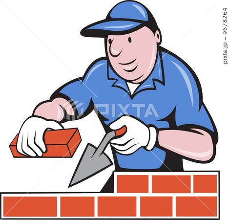 bricklayer mason at work 9678264