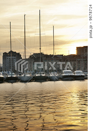 Yachts moored in Cannes 9678714