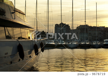Yachts moored in Cannes Yachts moored in Cannes 9678719
