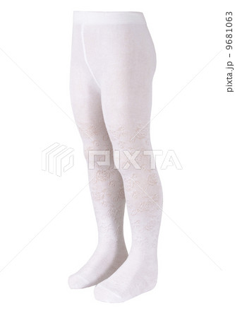 Child's tights isolated white on a mannequin Child's tights isolated white on a mannequin 9681063