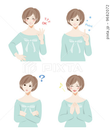 女性表情集１ 9682072