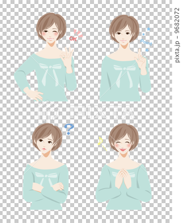 女性表情集１ 9682072