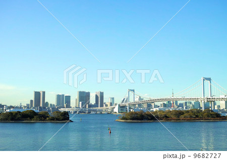 快晴のお台場海浜公園 9682727