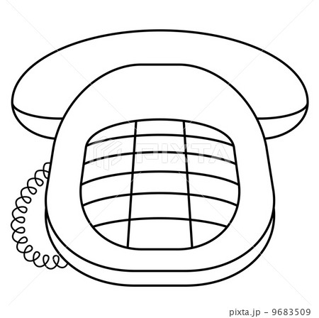 Phone desktop push-button, contour 9683509