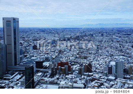 2月都市の風景・街並み400雪景色 2月都市の風景・街並み400雪景色 9684804