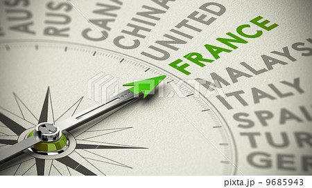 Travel Decision Making Concept - France 9685943