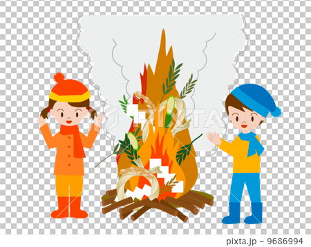 どんど焼き 9686994