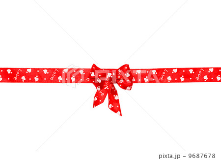 red bow, ribbon isolated on white red bow, ribbon isolated on white 9687678