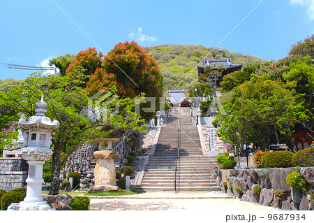甲山、神呪寺（かんのうじ）と新緑 9687934