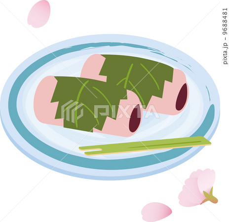 関東風の桜餅 関東風の桜餅 9688481