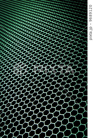 abstract metallic grid 9689120