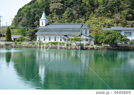 長崎　上五島　中ノ浦教会 9689809