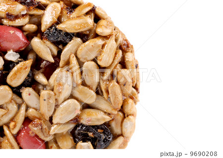 Round candied seeds and nuts. Round candied seeds and nuts. 9690208