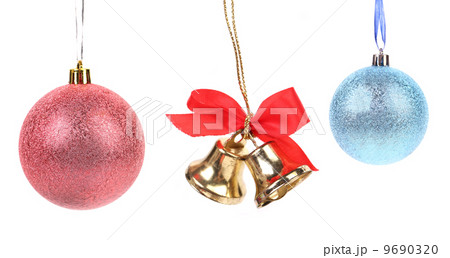 Christmas bell and ball decoration. Christmas bell and ball decoration. 9690320
