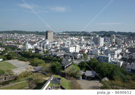 掛川市街（掛川城より） 9690652