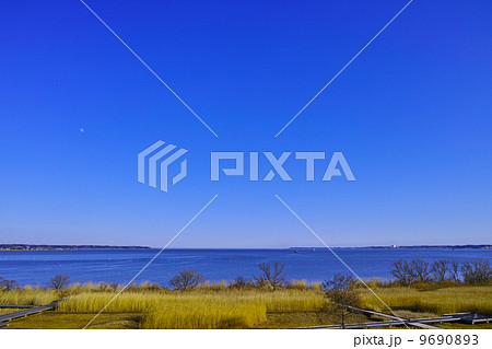 青い空と霞ケ浦 青い空と霞ケ浦 9690893