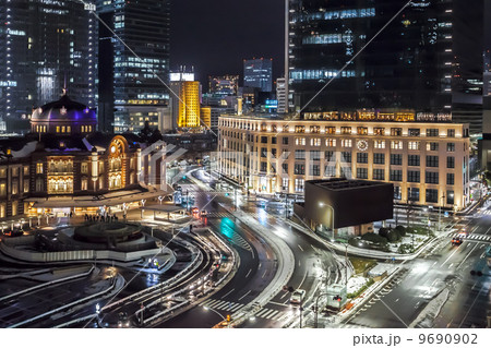 丸の内南口　夜景　 9690902