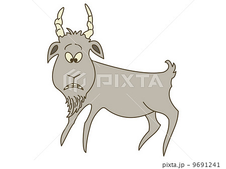 Sad grey goat 9691241