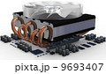 CPU fan on radiator 9693407