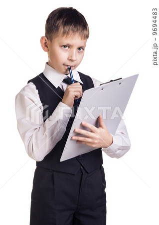 Boy in school uniform Boy in school uniform 9694483