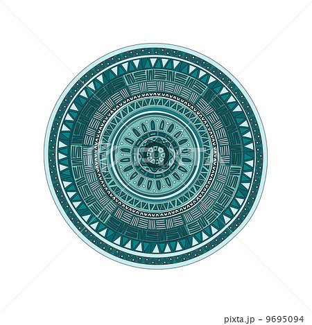 Round ornament mandala pattern 9695094