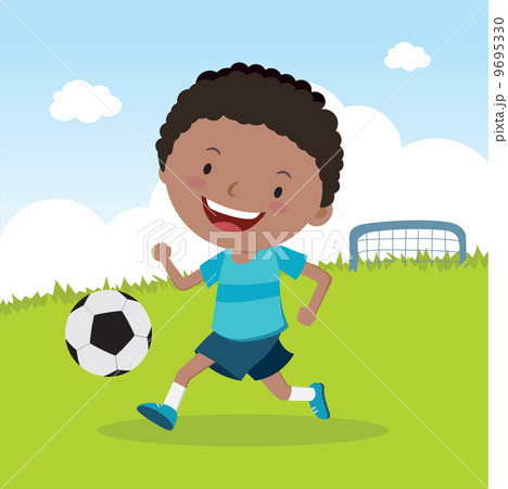 Boy playing soccer 9695330