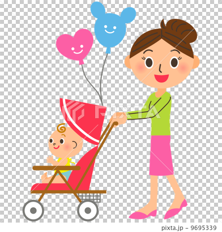 赤ちゃんと散歩 赤ちゃんと散歩 9695339