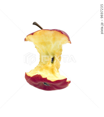 Apple bit on the white Apple bit on the white 9697235