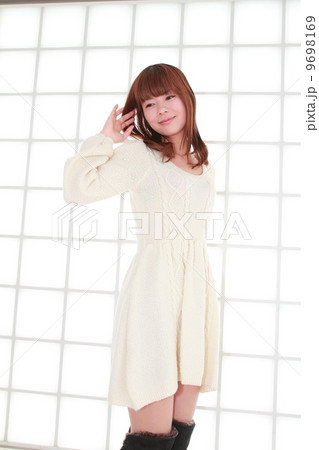 セミロング美女 セミロング美女 9698169