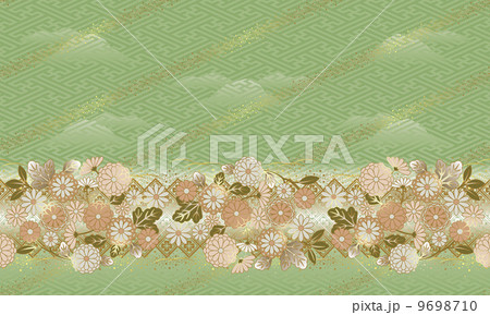 和風地紋。シームレスパターン 9698710