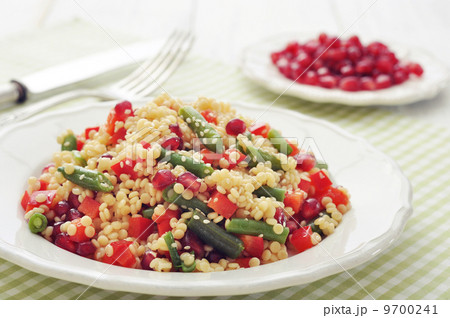 Salad with couscous and vegetables Salad with couscous and vegetables 9700241