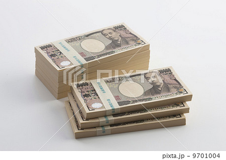 ８００万円の札束の写真素材