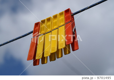 old coloured clothes peg a under the sky 9701495