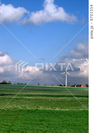 Wind Turbines - clean power in the country side Wind Turbines - clean power in the country side 9701554