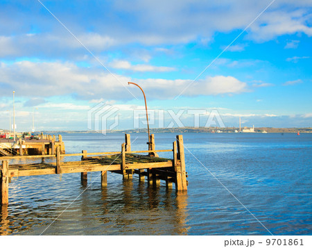 COBH, IRELAND - NOVEMBER 26 : Old Titanic pier on November 26, 2012 in Cobh Ireland COBH, IRELAND - NOVEMBER 26 : Old Titanic pier on November 26, 2012 in Cobh Ireland 9701861