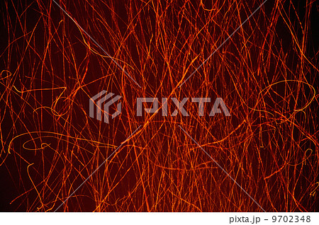 Sparks rising from bonfire, Bonny Doon, Monterey Bay, California 9702348