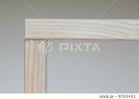 Spruce 2x4 wood studs at right angle Spruce 2x4 wood studs at right angle 9703433