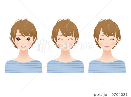 女性／表情　セット 9704021