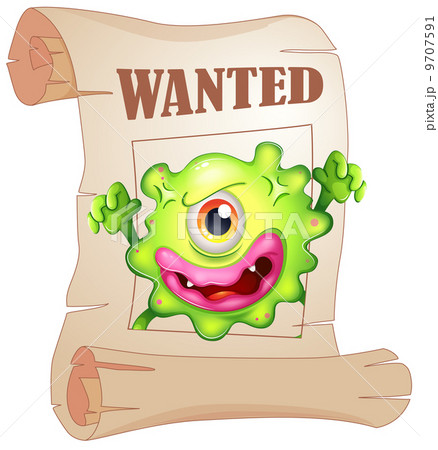 A wanted one-eyed monster in a poster A wanted one-eyed monster in a poster 9707591